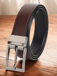 The Roadster Lifestyle Co Men Textured Formal Belts