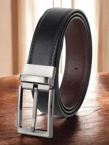 The Roadster Lifestyle Co Men Textured Formal Belts