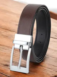 The Roadster Lifestyle Co Men Textured Formal Belts