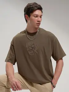 HIGHLANDER Men Drop-Shoulder Sleeves T-shirt