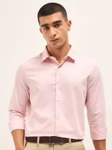 THE BEAR HOUSE Men's Checked Tailored Fit Formal Shirt