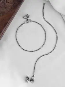 Voylla Silver-Plated Anklet