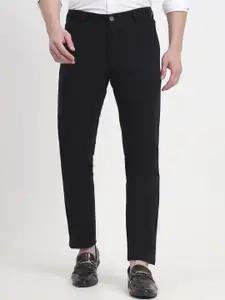 JADE BLUE Men Slim Fit Trousers