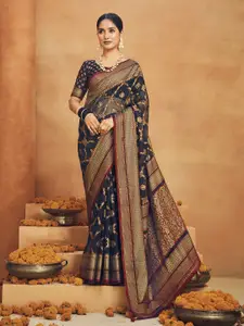 elora Woven Design Zari Banarasi Saree