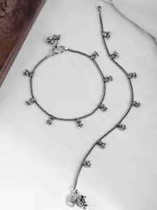 Voylla Silver-Plated Anklet