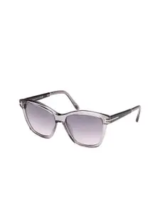 Tom Ford Women Square Sunglasses with UV Protected Lens FT1087 54 20A