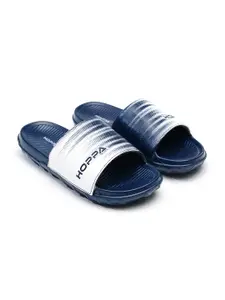 Hoppa Men Printed Sliders