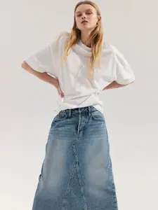 H&M A-line Denim Skirt