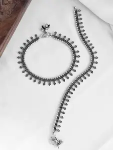 Voylla Silver-Plated Anklet