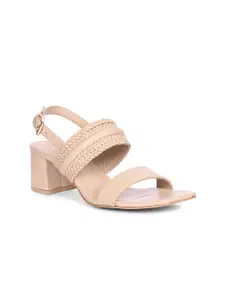 Saint G Leather Block Sandals