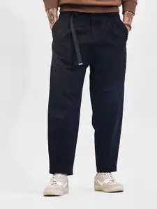 Snitch Men Pleated Cargos Trousers
