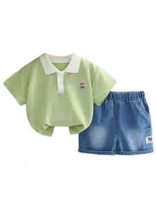 StyleCast x Revolte Boys Printed T-shirt with Shorts