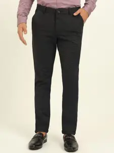 JADE BLUE Men Slim Fit Formal Trousers