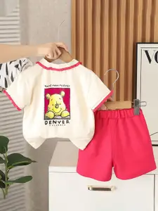 StyleCast x Revolte Girls Printed T-shirt with Shorts