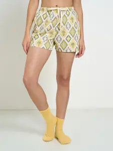 Dreamz by Pantaloons Women Cotton Printed Lounge Shorts