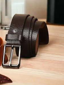 Provogue Men Textured Leather Formal Belt