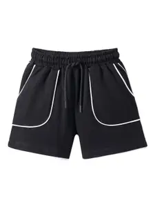 ARIAS By LARA DUTTA Girls Cotton Solid Sports Shorts