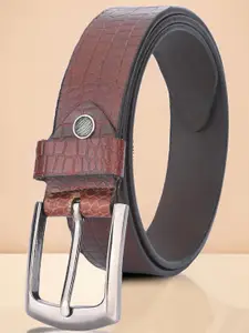 Provogue Men Textured Leather Belt