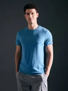 Pepe Jeans Men Printed Pockets Slim Fit T-shirt