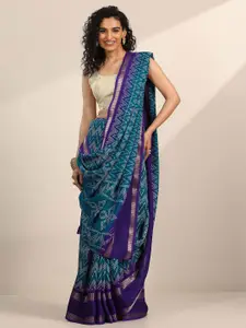 Libas Zari Poly Georgette Saree