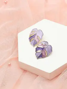 VAGHBHATT Leaf Shaped Studs Earrings