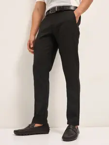 THE BEAR HOUSE Men's Striped Slim Fit Formal Trouser