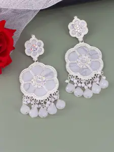 PRIVIU Floral Drop Earrings