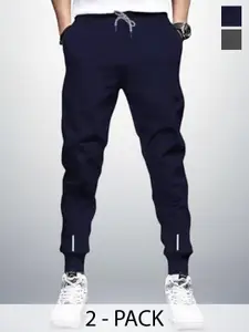 REYA Men Pack Of 2 Cotton Joggers