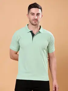 Moda Rapido Men Solid Polo Collar T-shirt