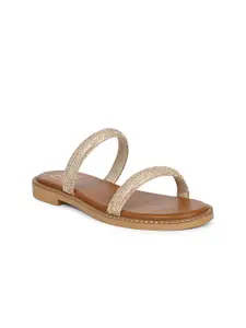 Viviblu Women Embellished Open Toe Flats