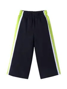 Honeyhap Boys Pure Cotton Mid-Rise Bio-Finish Regular Fit Track Pants