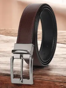 The Roadster Lifestyle Co Men Textured Formal Belts