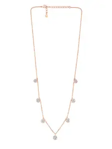 Peora Sterling Silver Rose Gold-Plated Necklace