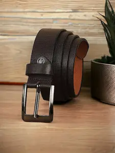 Provogue Men Textured Leather Formal Belt