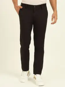JADE BLUE Men Slim Fit Trousers