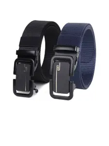 Provogue Men Set Of 2 Slider Buckle Belt
