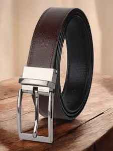 The Roadster Lifestyle Co Men Textured Formal Belt
