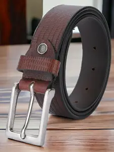 Provogue Men Textured Leather Belt