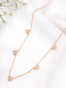 Peora Sterling Silver Rose Gold-Plated Necklace