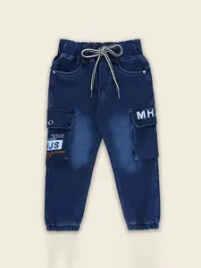 Wish Karo Boys Regular Fit Mid-Rise Light Fade Stretchable Jeans