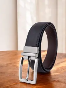 The Roadster Lifestyle Co Men Textured Formal Belts