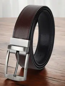 The Roadster Lifestyle Co Men Textured Formal Belt