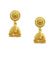 Anouk Gold-Plated Dome Shaped Jhumkas