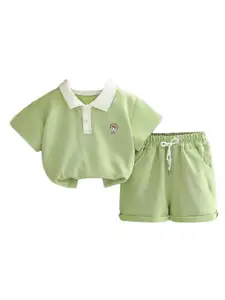 StyleCast x Revolte Boys Printed T-shirt with Shorts