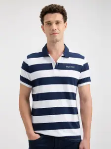 Pepe Jeans Men  Ribbed Collar Short Sleeve Polo Tshirt