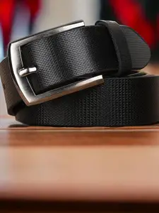 Provogue Men Textured Leather Belt