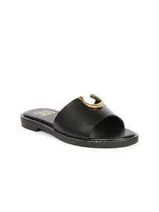 Viviblu Women Western - Embellished Open Toe Flats