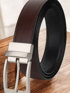 The Roadster Lifestyle Co Men Textured Formal Belt