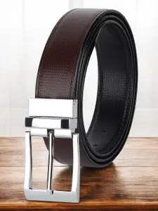The Roadster Lifestyle Co Men Textured Formal Belts