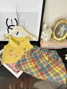 StyleCast x Revolte Girls Printed Top with Skirt